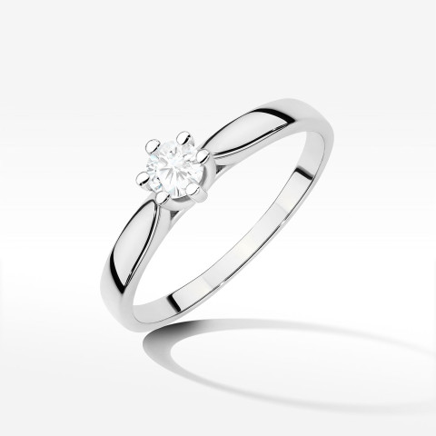 Pierścionek zaręczynowy z diamentem laboratoryjnym 0.30ct