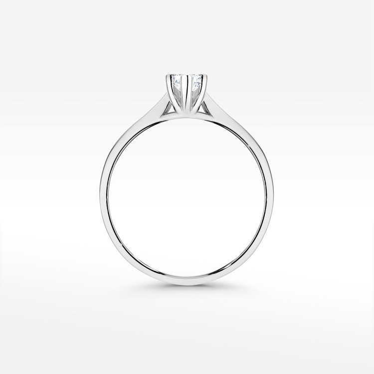 Pierścionek zaręczynowy z diamentem laboratoryjnym 0.30ct