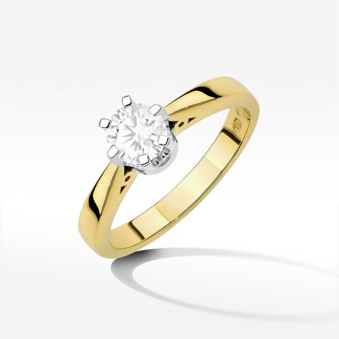 Pierścionek z diamantem laboratoryjnym 1.00ct