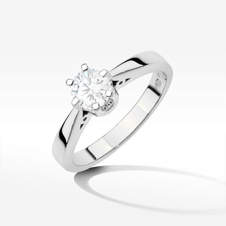 Pierścionek z diamantem laboratoryjnym 1.00ct