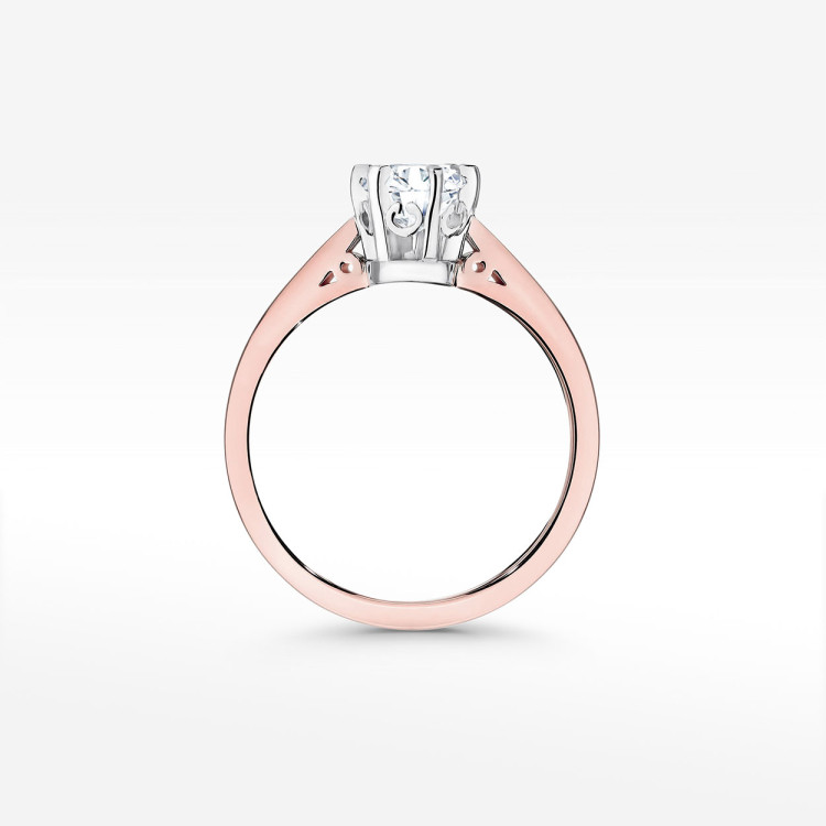 Pierścionek z diamantem laboratoryjnym 1.00ct