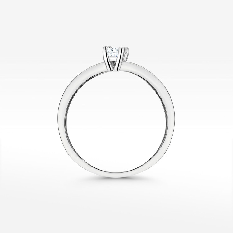 Pierścionek zaręczynowy z diamentami laboratoryjnymi