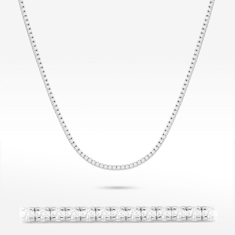 Naszyjnik z diamentami laboratoryjnymi