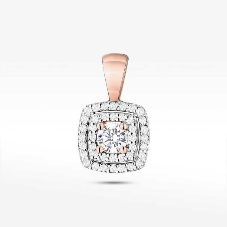 Zawieszka ze złota z diamentami laboratoryjnymi