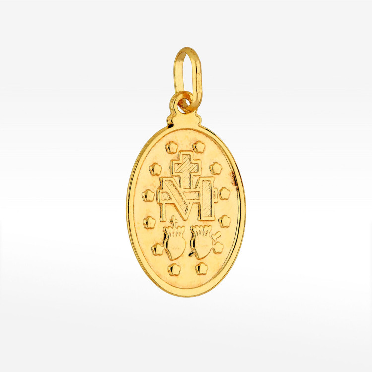Zawieszka ze złota cudowny medalik