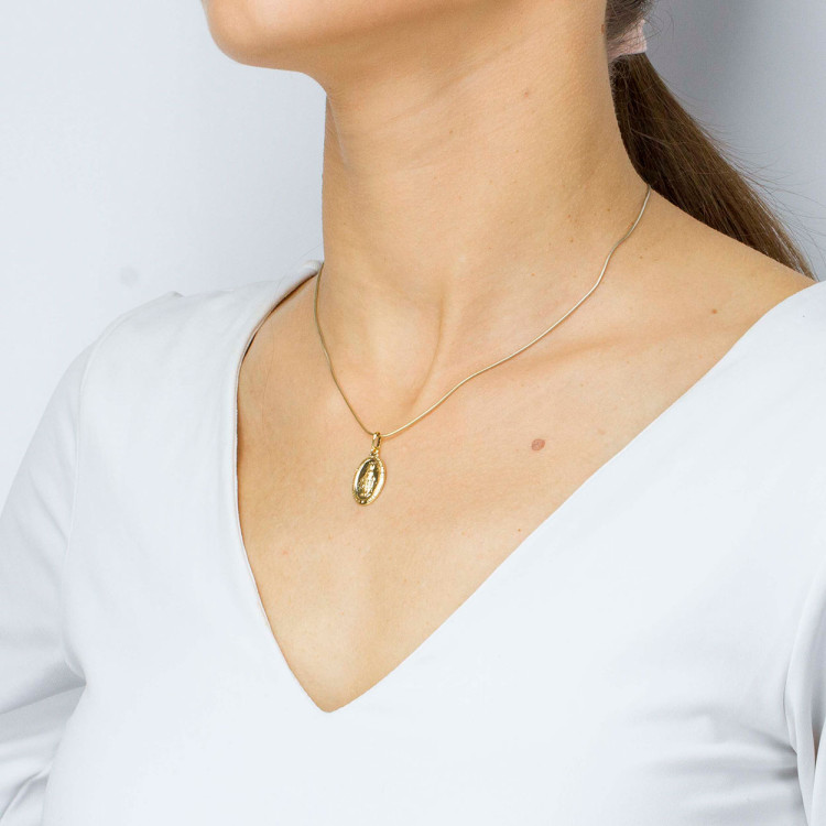 Zawieszka ze złota cudowny medalik