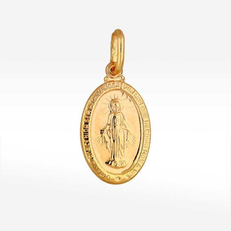 Zawieszka ze złota cudowny medalik