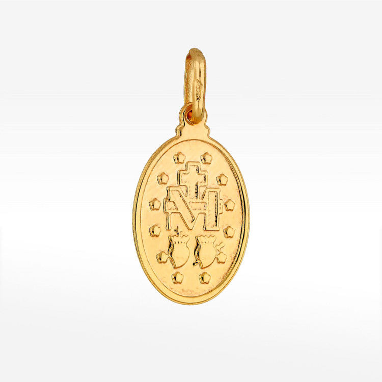 Zawieszka ze złota cudowny medalik