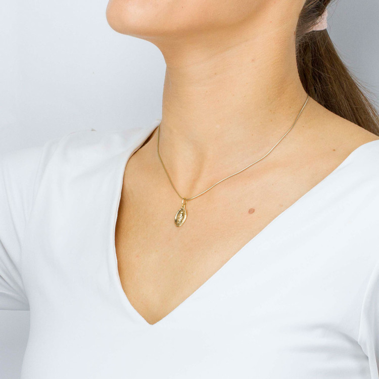 Zawieszka ze złota cudowny medalik