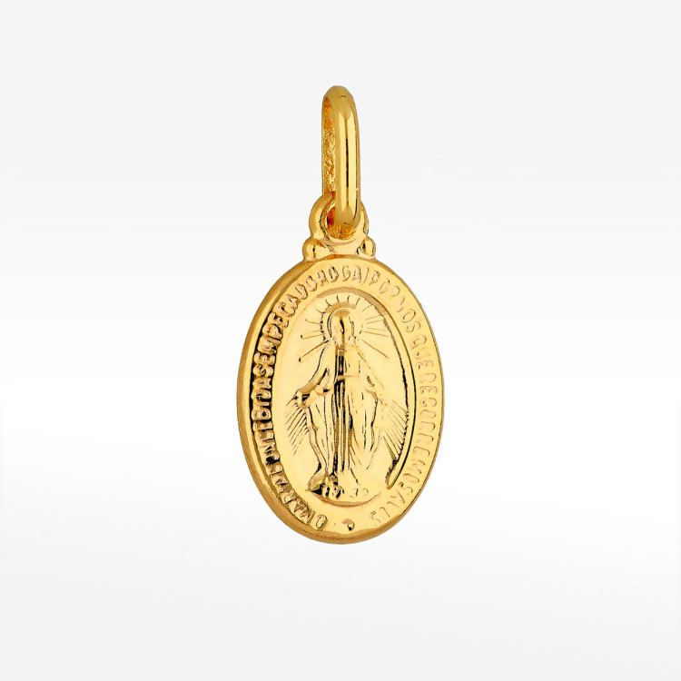 Zawieszka ze złota cudowny medalik