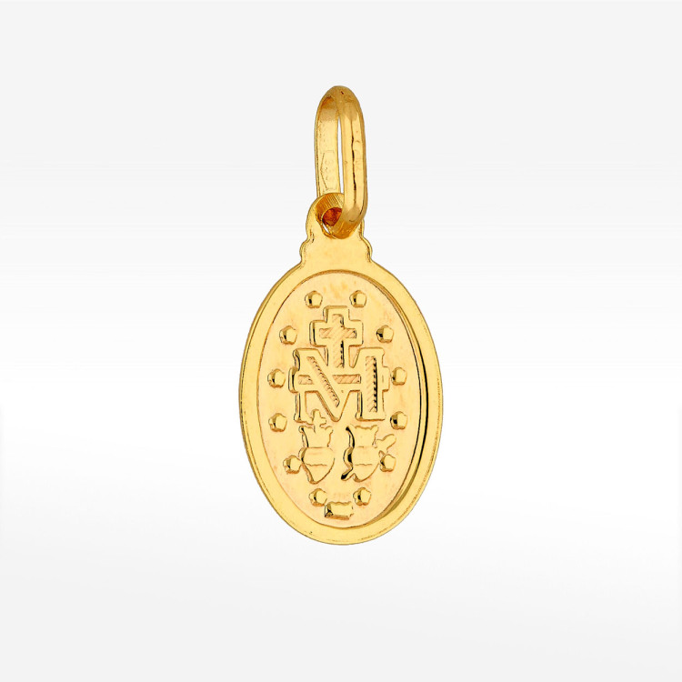 Zawieszka ze złota cudowny medalik