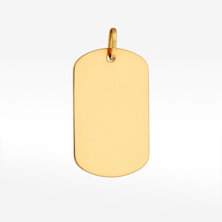 Zawieszka ze złota blaszka