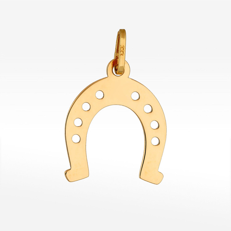 Zawieszka ze złota podkowa