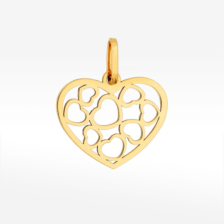 Zawieszka ze złota serce