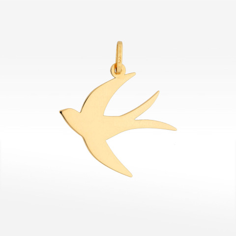 Zawieszka ze złota jaskółka
