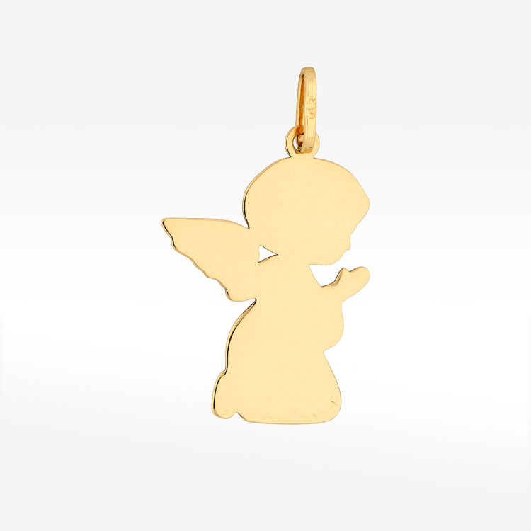 Zawieszka ze złota anioł