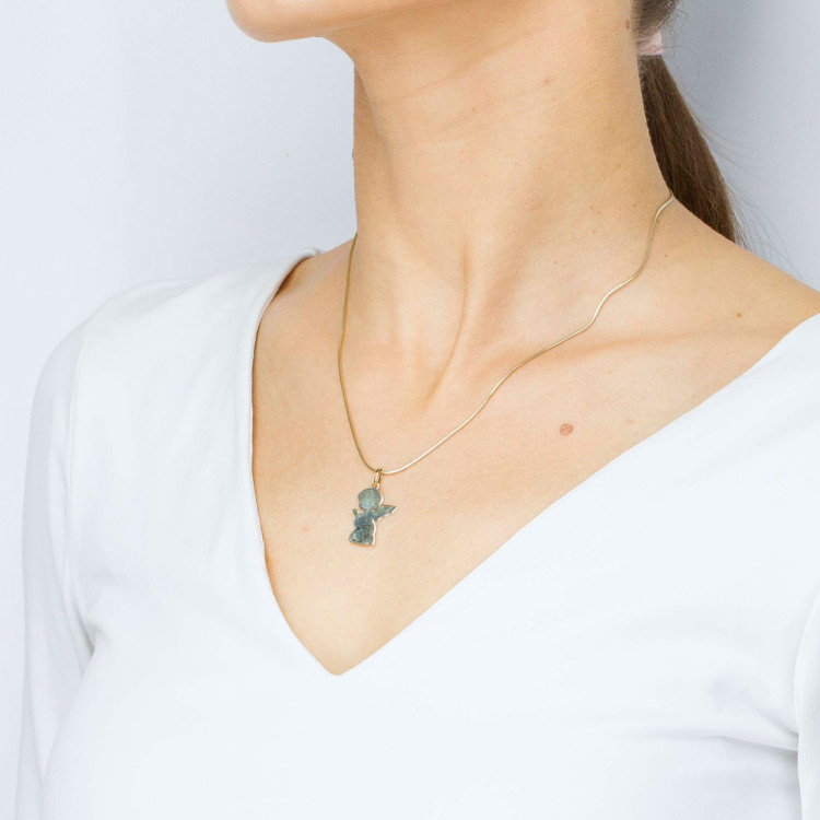 Zawieszka ze złota anioł