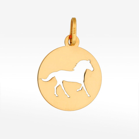 Zawieszka ze złota z koniem