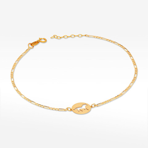 Bransoletka ze złota z koniem