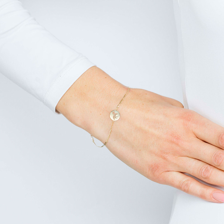 Bransoletka ze złota z koniem