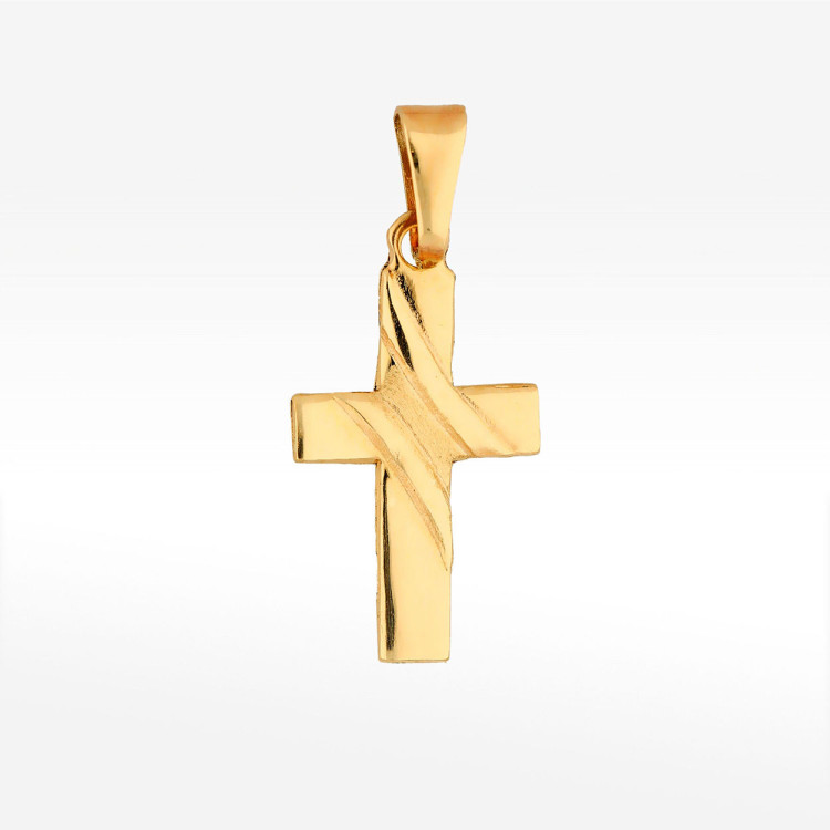 Zawieszka ze złota krzyżyk  