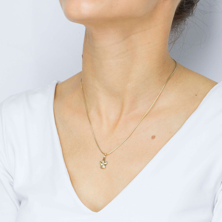 Zawieszka ze złota anioł