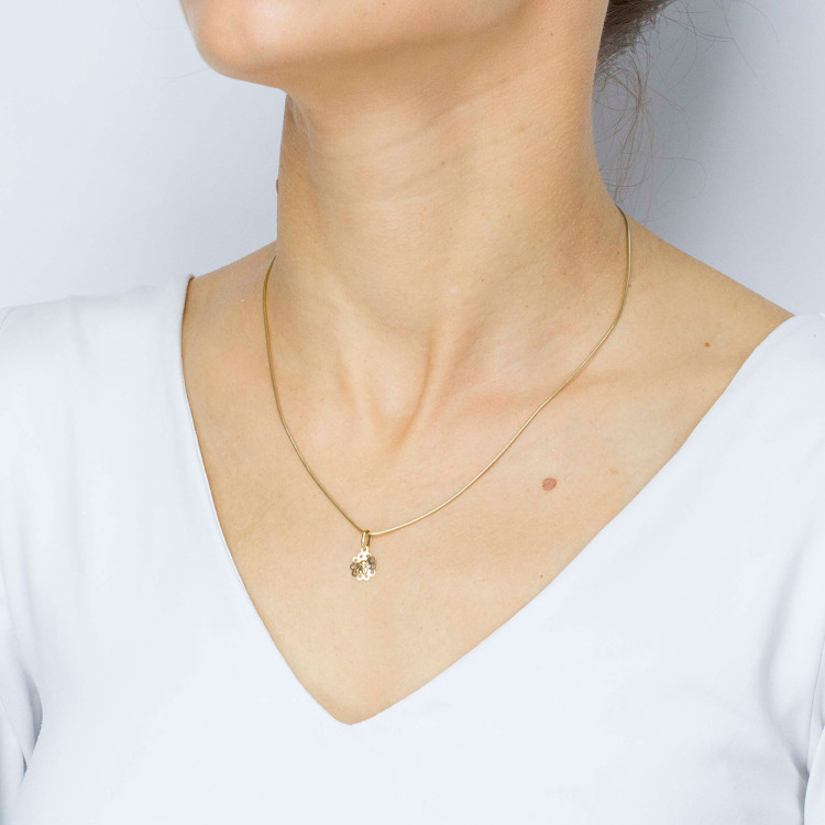 Zawieszka ze złota z aniołem