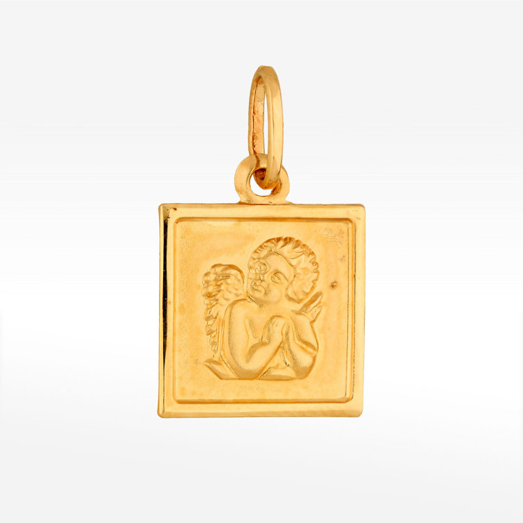 Zawieszka ze złota z aniołem