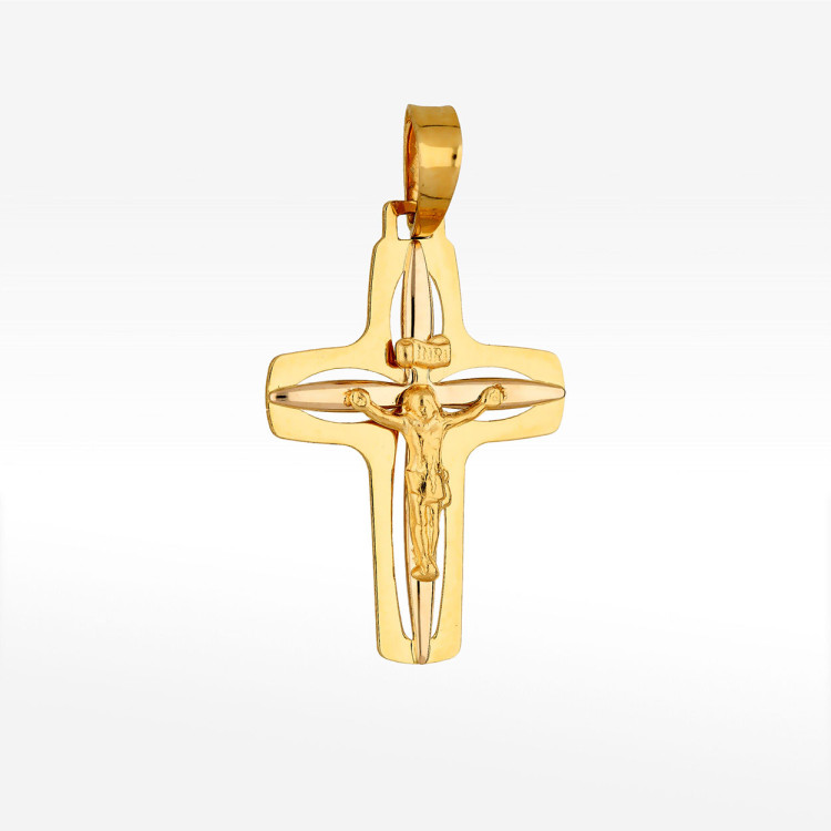 Zawieszka ze złota krzyżyk