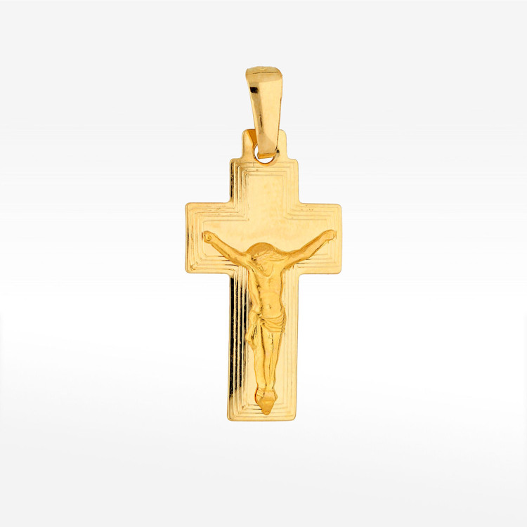 Zawieszka ze złota krzyżyk