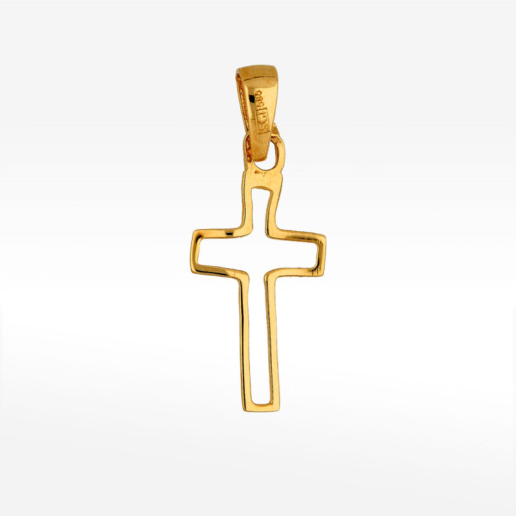 Zawieszka ze złota krzyżyk