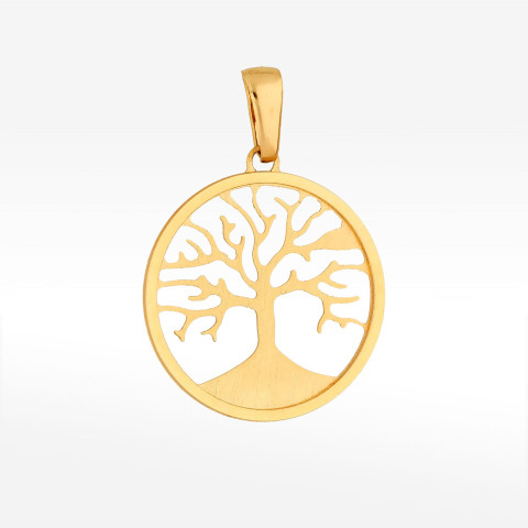 Zawieszka ze złota drzewko szczęścia