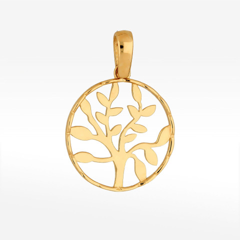 Zawieszka ze złota drzewko szczęścia