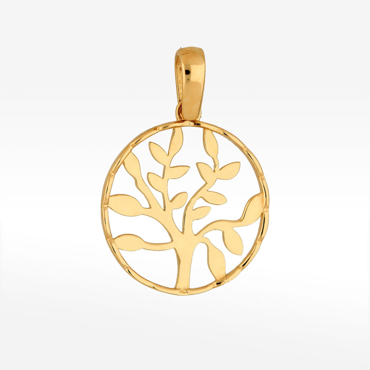 Zawieszka ze złota drzewko szczęścia