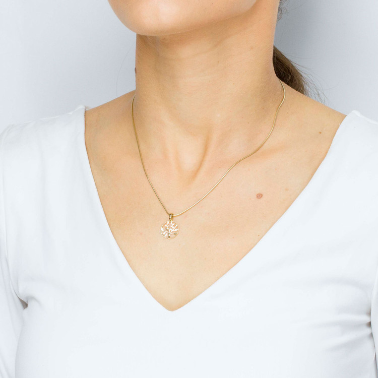 Zawieszka ze złota drzewko szczęścia