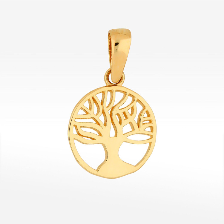 Zawieszka ze złota drzewko szczęścia