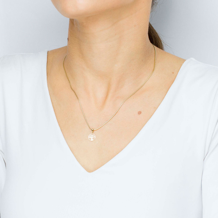 Zawieszka ze złota drzewko szczęścia