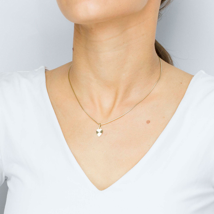 Zawieszka ze złota serce