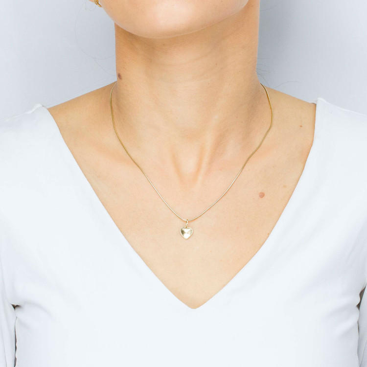 Zawieszka ze złota serce