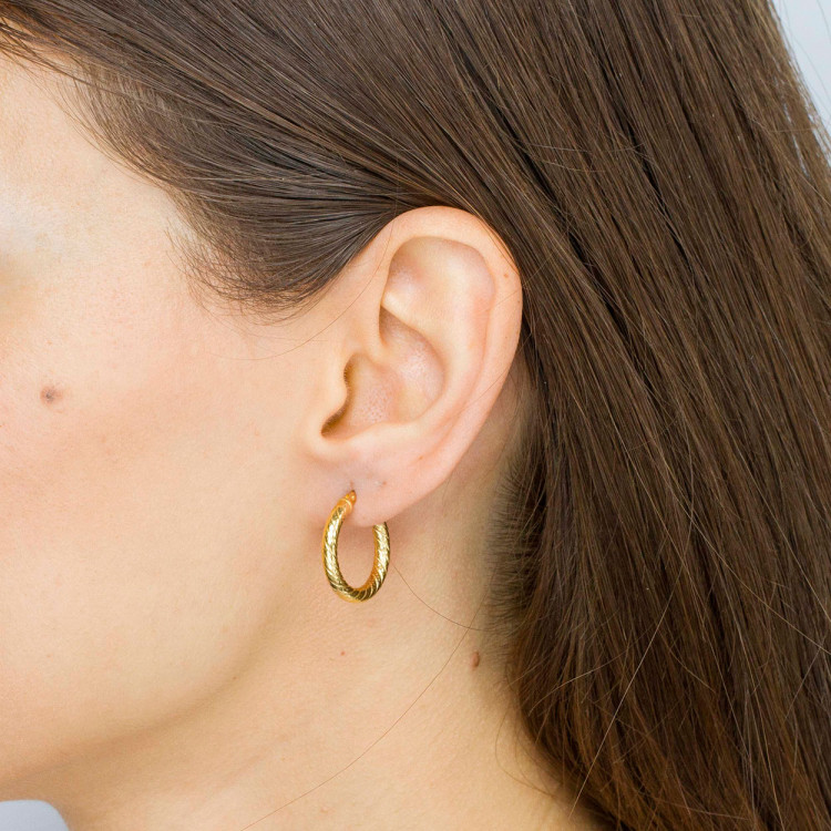 Kolczyki ze złota 2.0cm koła