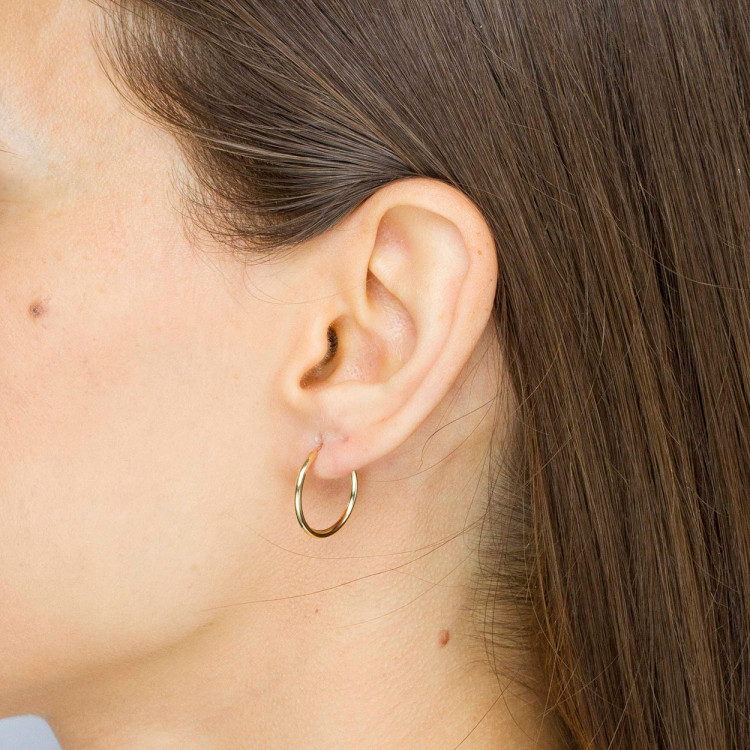 Kolczyki ze złota 1.8cm koła