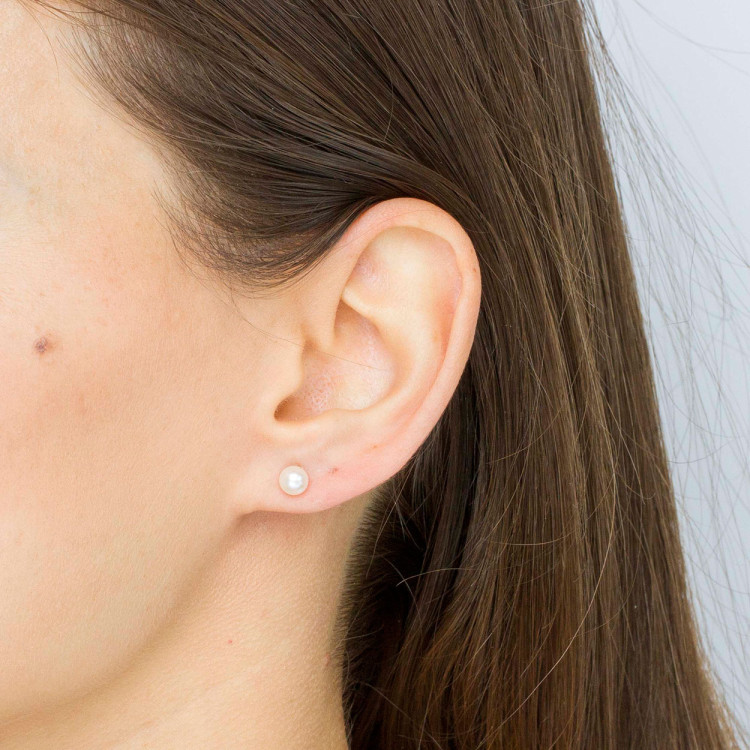 Kolczyki ze złota z perłą