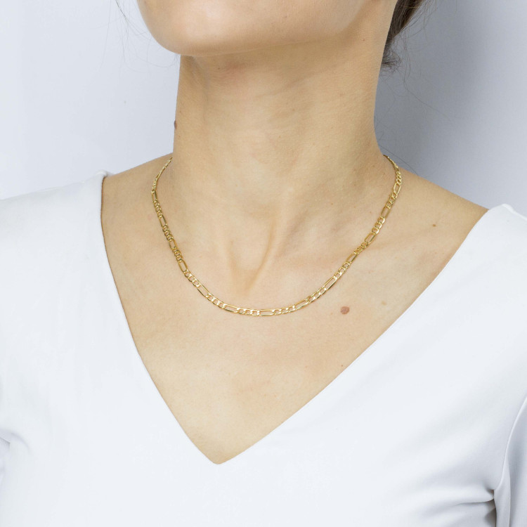 Łańcuszek ze złota figaro