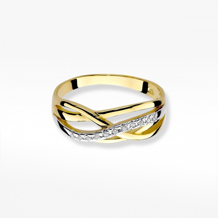 Pierścionek zaręczynowy z diamentami