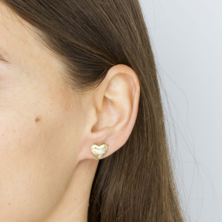 Kolczyki ze złota serca