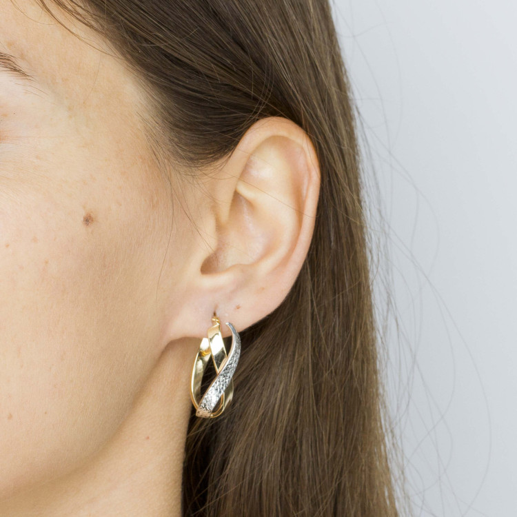 Kolczyki ze złota koła