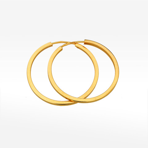 Kolczyki ze złota 2.2cm koła