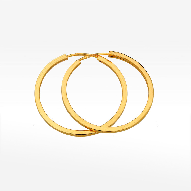 Kolczyki ze złota 2.2cm koła