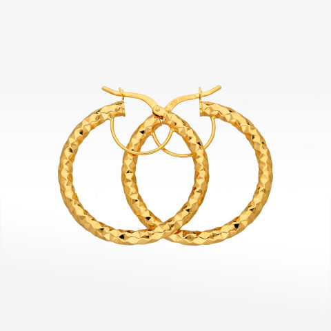 Kolczyki ze złota 2.9cm koła