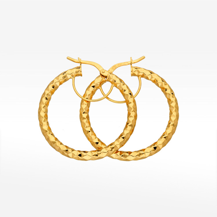 Kolczyki ze złota 2.9cm koła